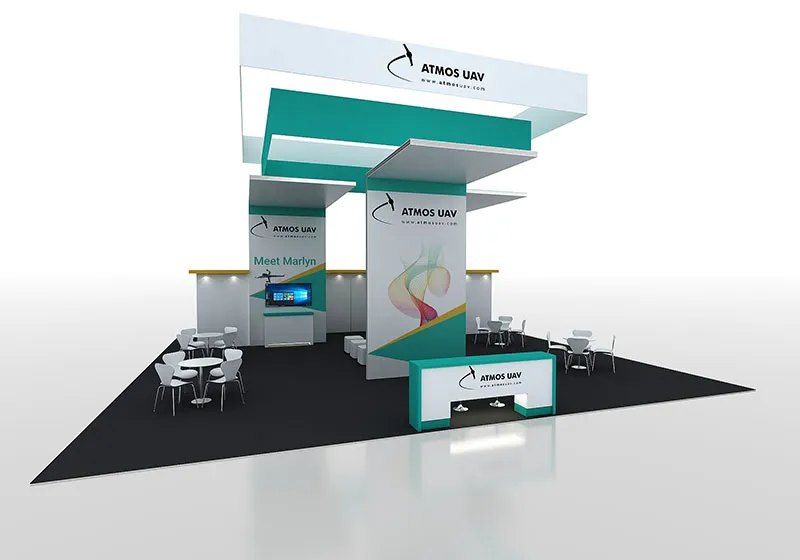Trade show booth display by Kingsway Expo