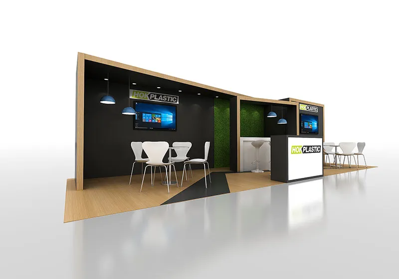 Trade show booth display by Kingsway Expo