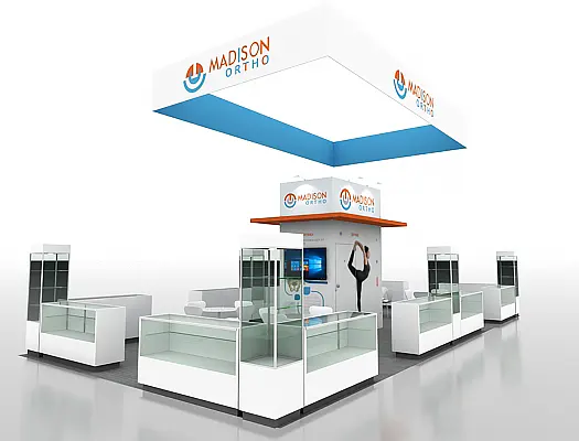 Trade show booth display by Kingsway Expo