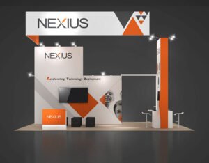 Trade show booth display by Kingsway Expo