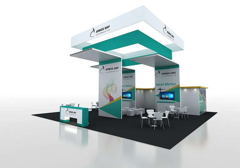 Trade show booth display by Kingsway Expo