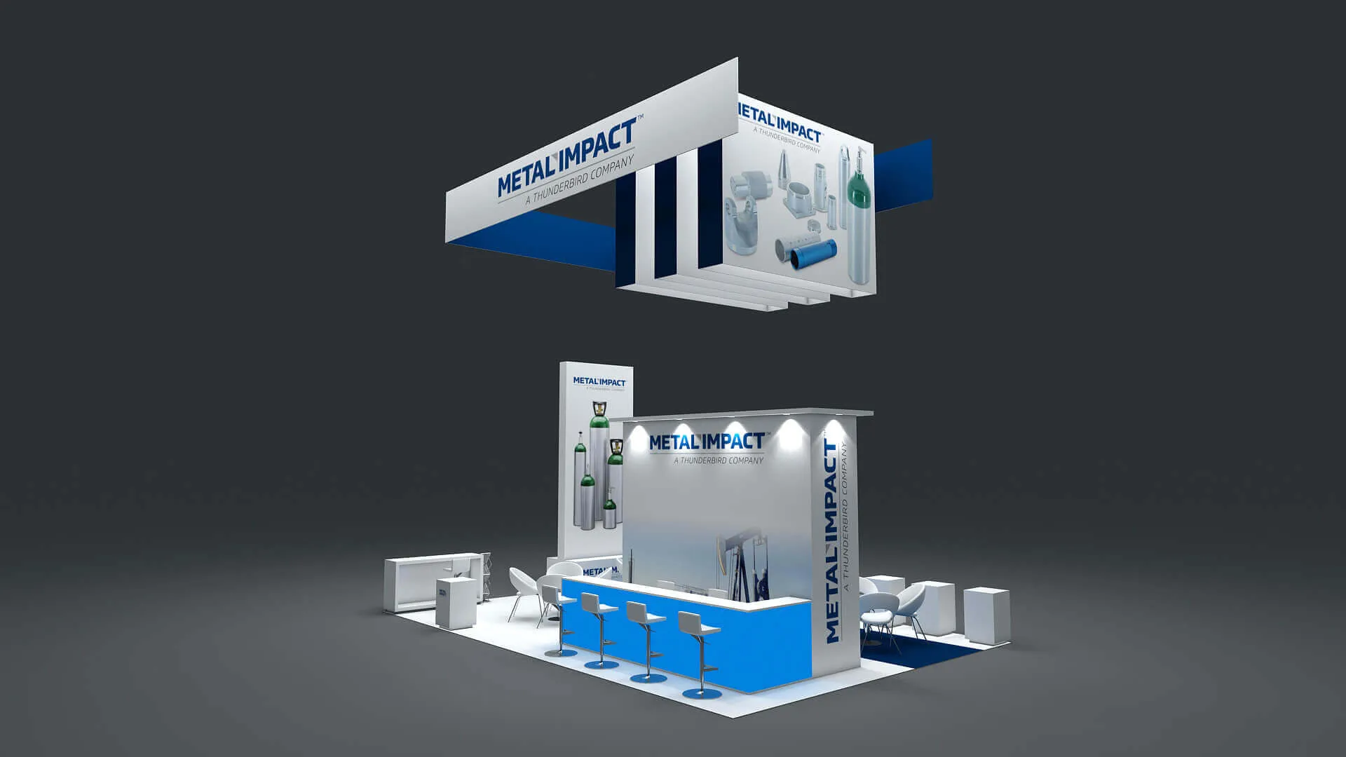 20x30 trade show booth design by Kingsway Expo