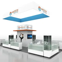 Trade show booth display by Kingsway Expo
