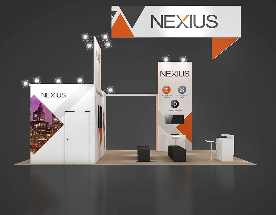 Trade show booth display by Kingsway Expo