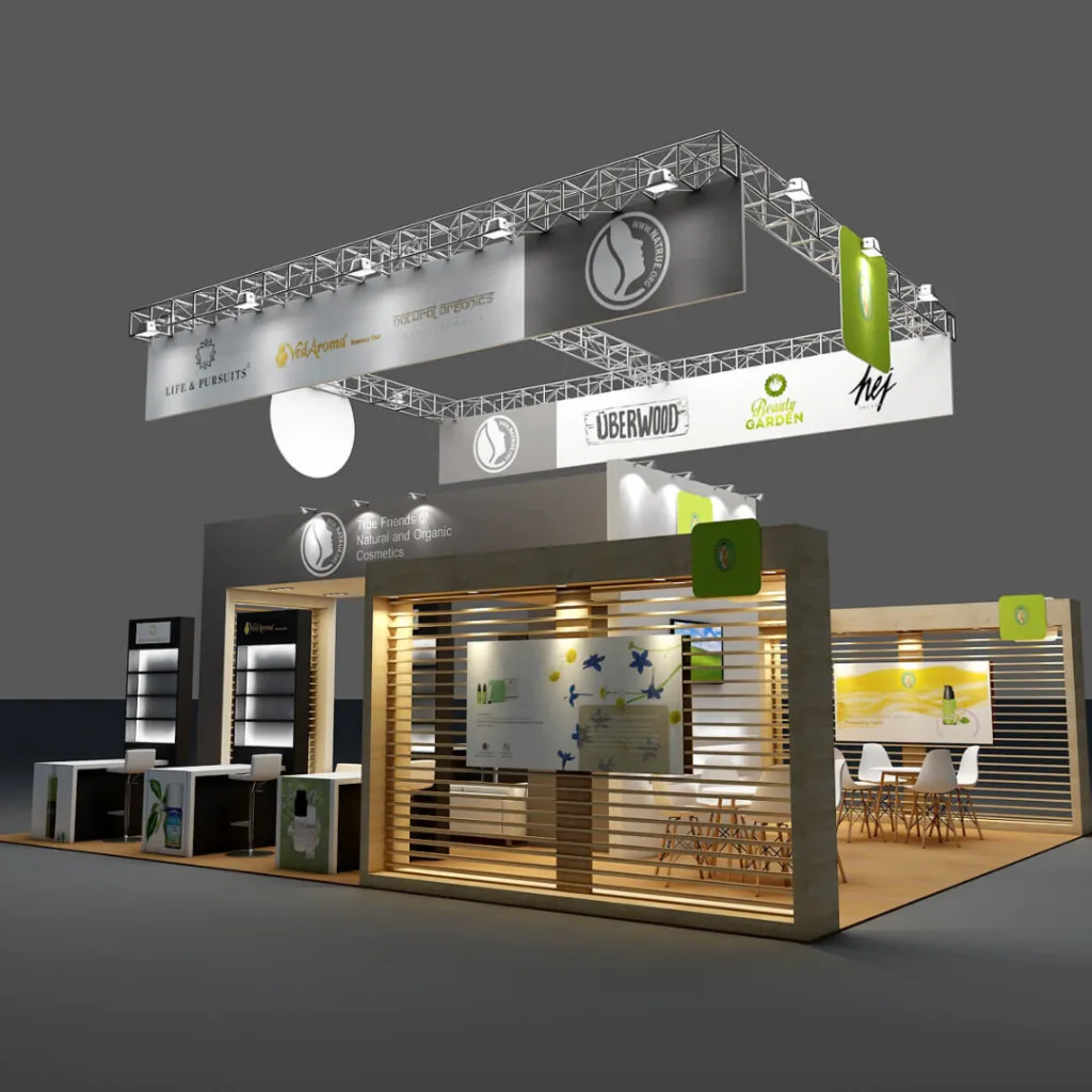 Trade show booth display by Kingsway Expo