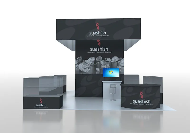 Trade show booth display by Kingsway Expo