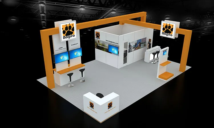 Trade show booth display by Kingsway Expo