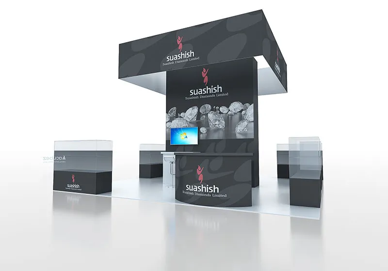 Trade show booth display by Kingsway Expo