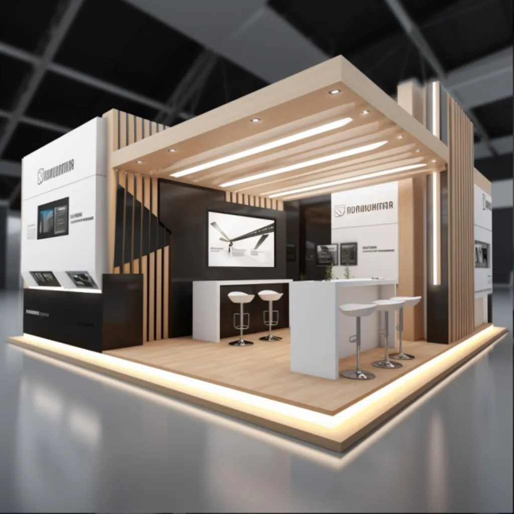 Trade show booth display by Kingsway Expo
