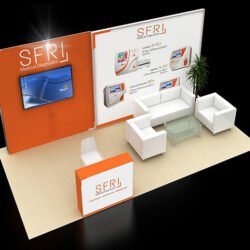 Trade show booth display by Kingsway Expo