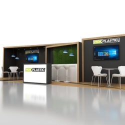 Trade show booth display by Kingsway Expo