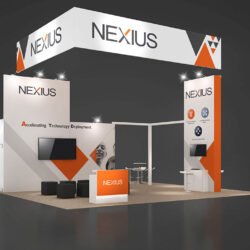 Trade show booth display by Kingsway Expo
