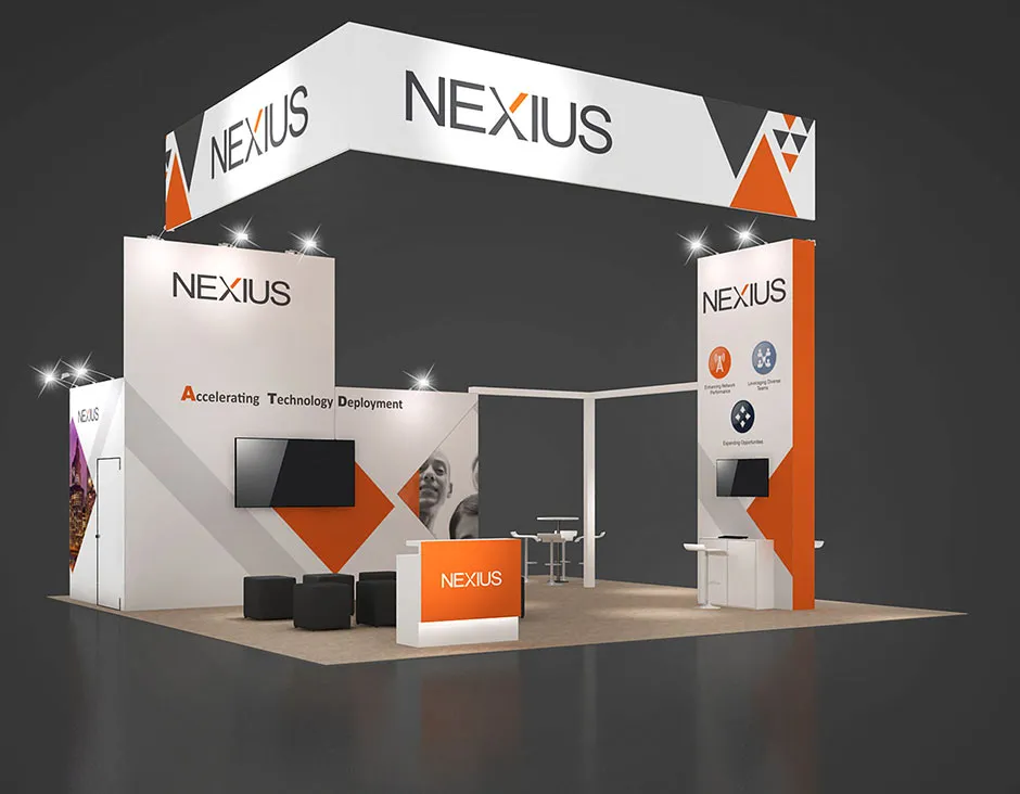 Trade show booth display by Kingsway Expo