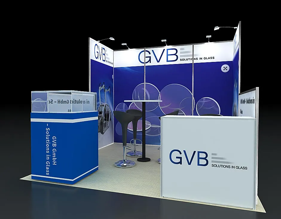 Trade show booth display by Kingsway Expo