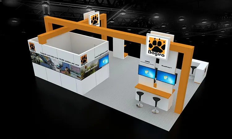Trade show booth display by Kingsway Expo