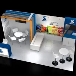 Trade show booth display by Kingsway Expo