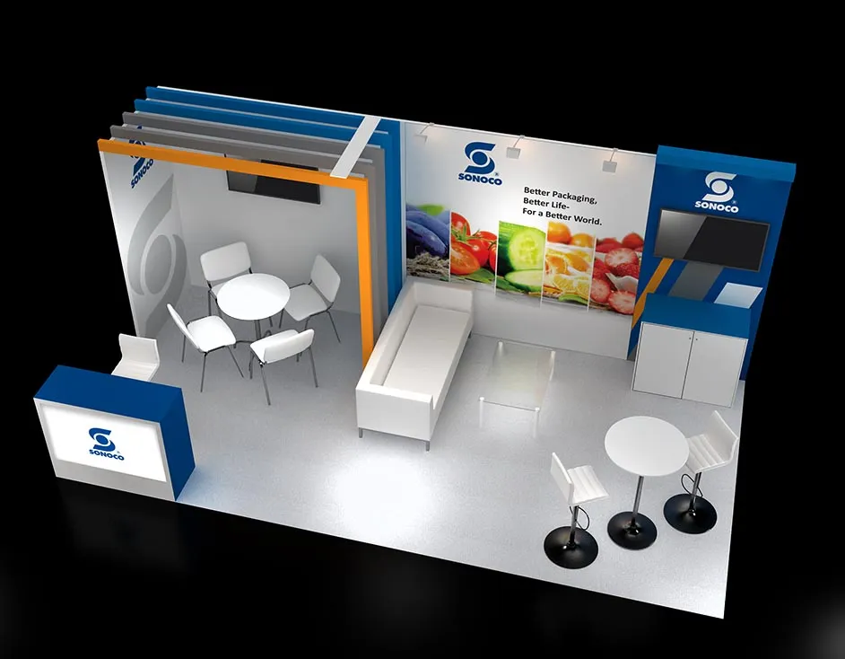 Trade show booth display by Kingsway Expo