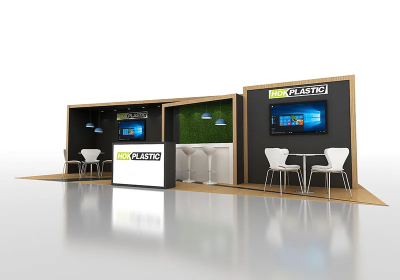 Trade show booth display by Kingsway Expo