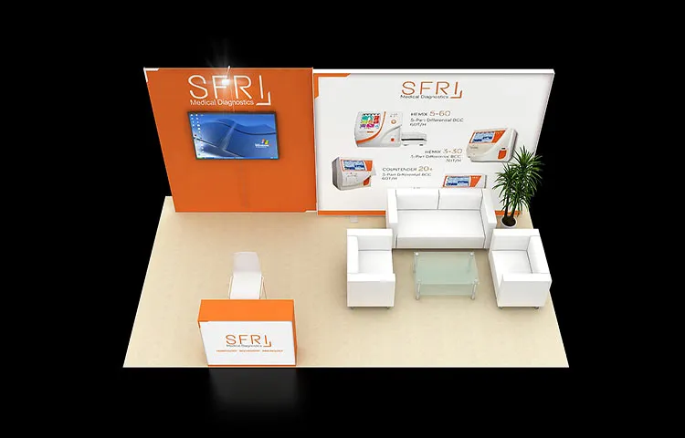 Trade show booth display by Kingsway Expo