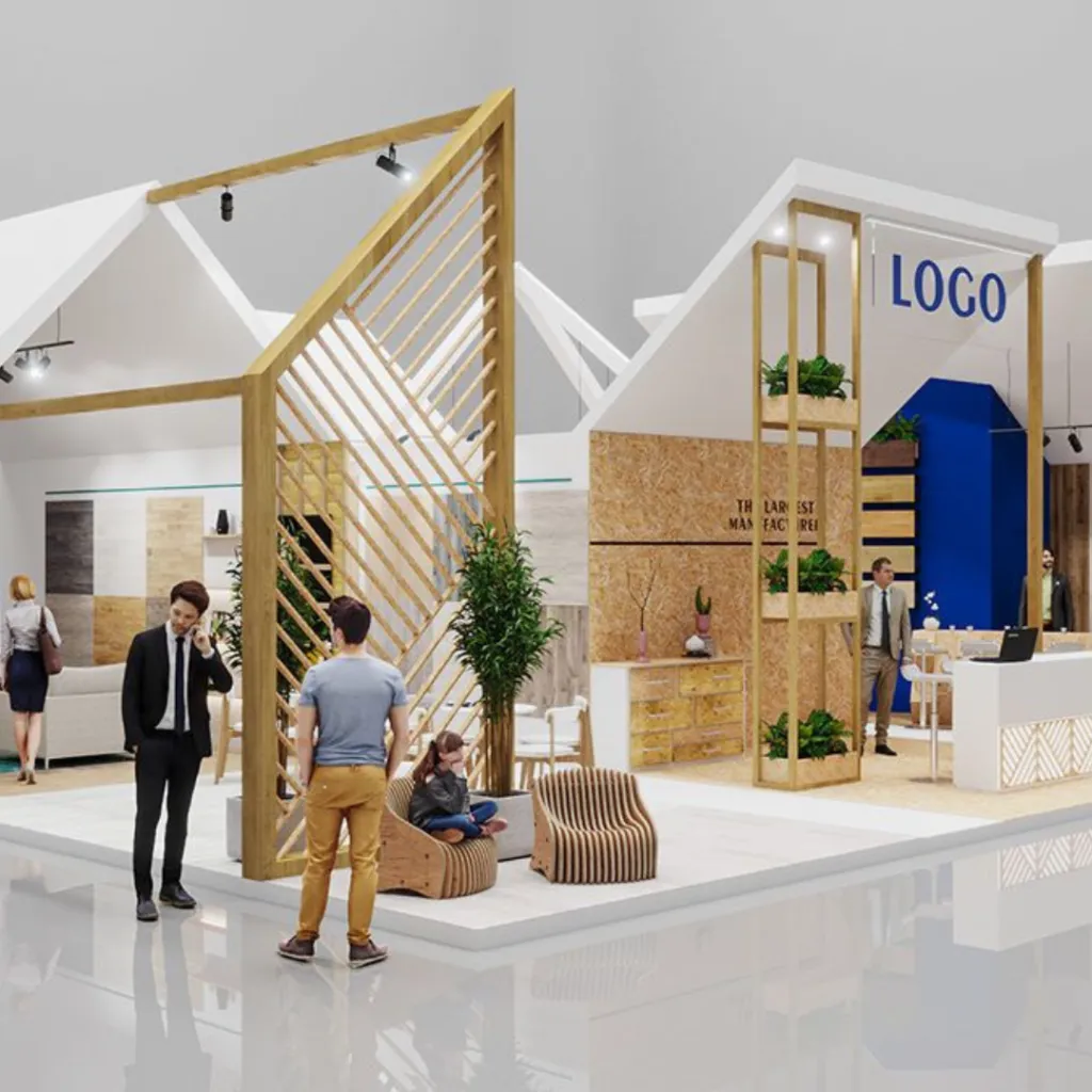 Trade show booth display by Kingsway Expo