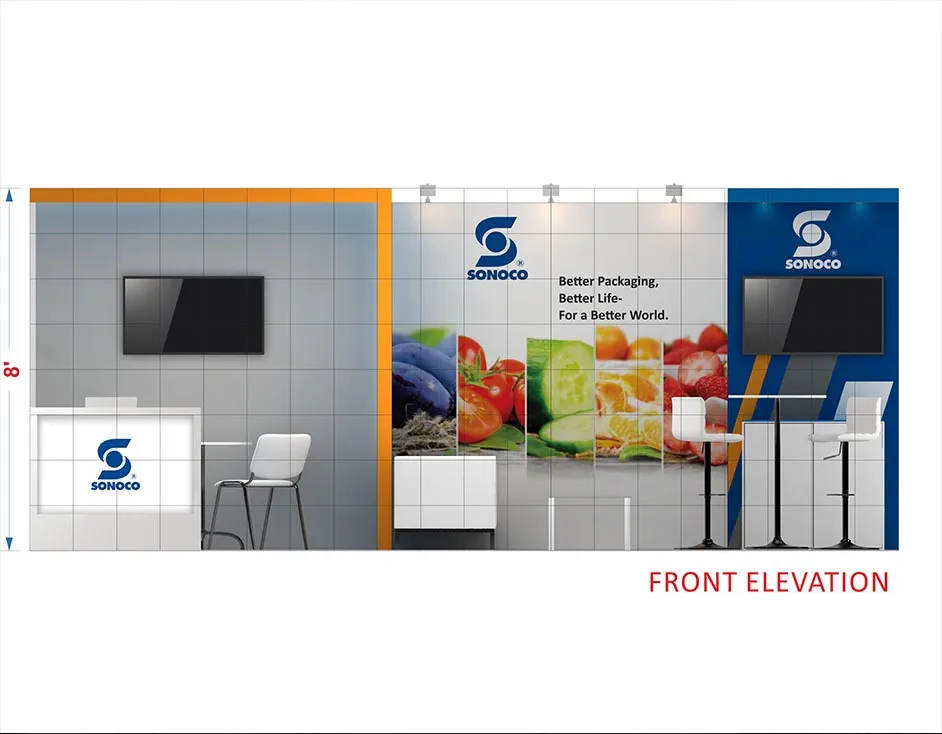 Trade show booth display by Kingsway Expo