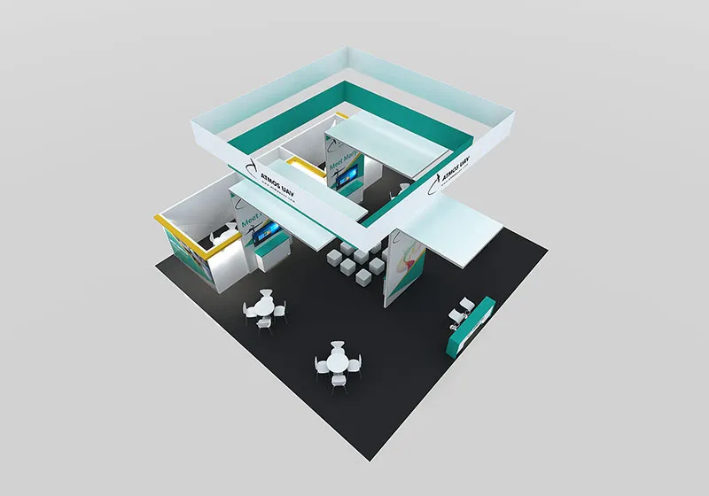 Trade show booth display by Kingsway Expo