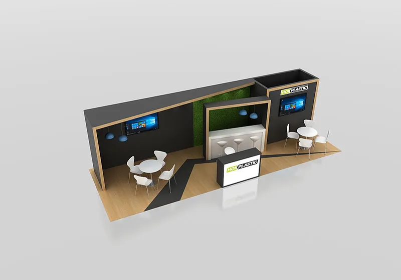 Trade show booth display by Kingsway Expo