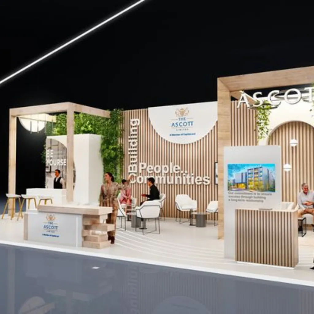 Trade show booth display by Kingsway Expo