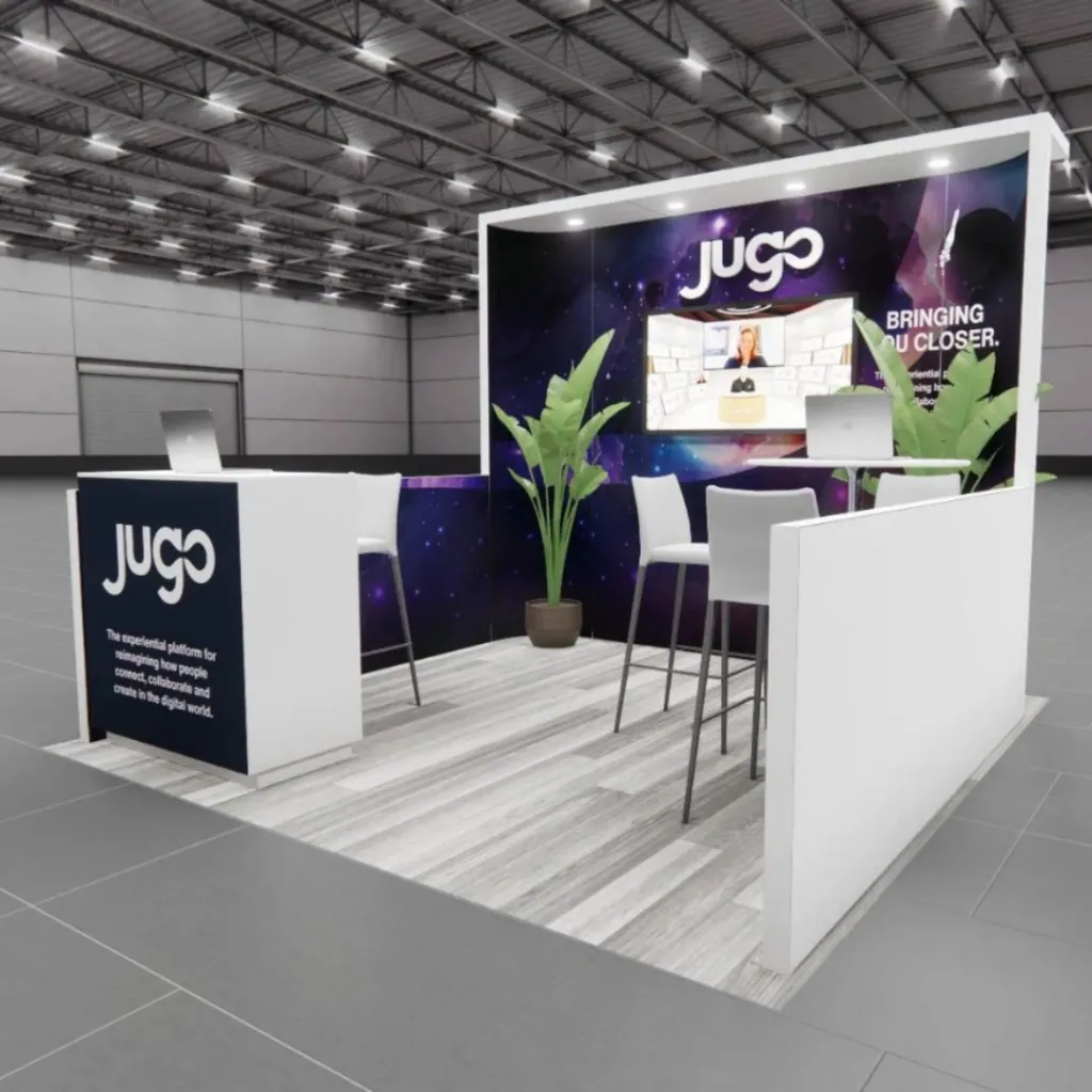 Trade show booth display by Kingsway Expo
