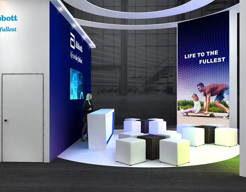 Trade show booth display by Kingsway Expo