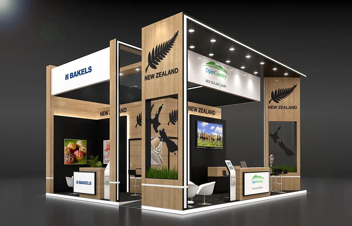 Trade show booth display by Kingsway Expo