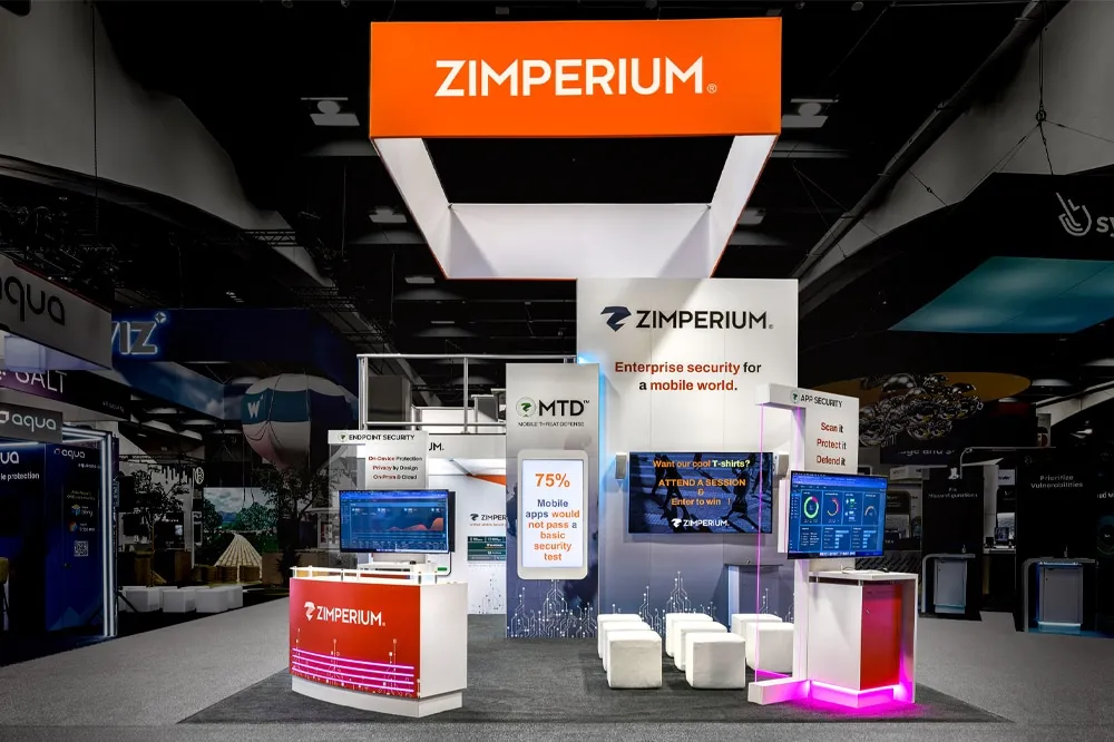 Modular trade show booth